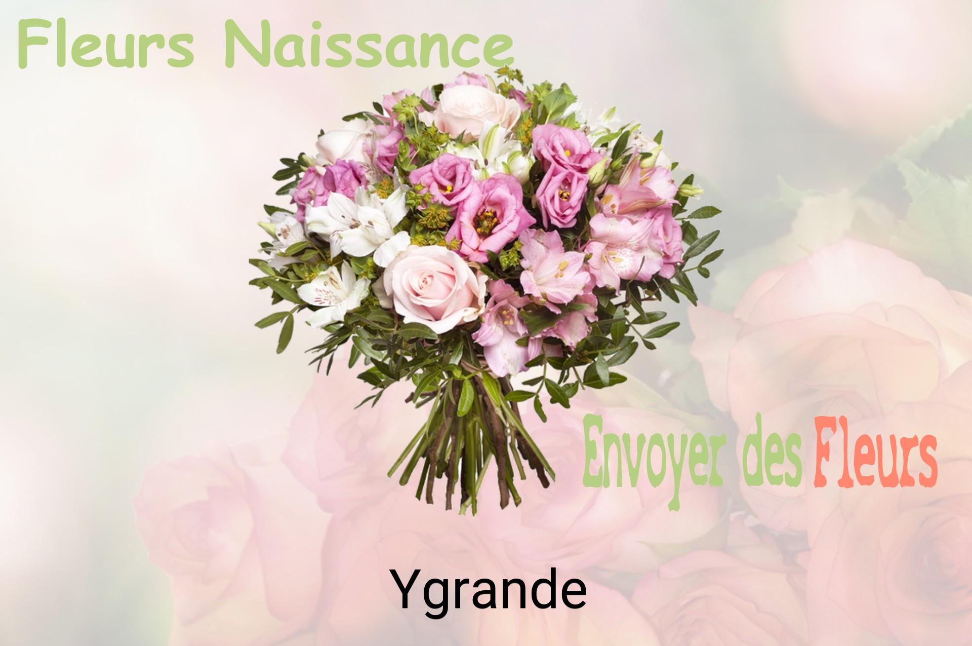 Bouquet de fleurs de naissance livré à Ygrande